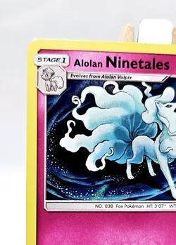 Alolan Ninetales 145/236 - S&M Cosmic Eclipse Holo - NM - Pokemon TCG - Image 2
