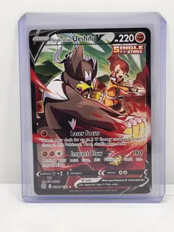 Single Strike Urshifu V TG18/TG30 Holo Brilliant Stars Trainer Pokemon NM - Image 1