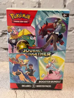 Pokemon TCG Scarlet & Violet Journey Together Booster Bundle SEALED 6 Packs NEW - Image 1