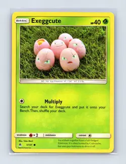 Exeggcute 1/131 Common Forbidden Light Pokemon Lightly Played - Image 1
