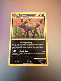 Pokemon TCG Umbreon 10/90 Undaunted NON-Holo Rare English 2010 - Image 1