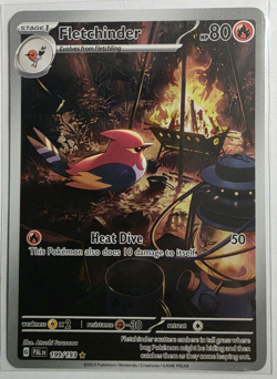 Fletchinder 199/193 Illustration Rare IR Pokemon TCG Paldea Evolved - Image 1
