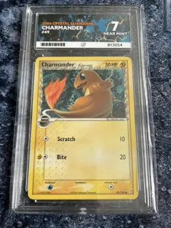 Pokemon TCG Charmander 49/100 EX Crystal Guardians Delta Species ACE 7 English - Image 1