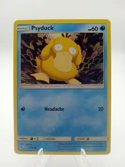 2019 Pokemon Hidden Fates Psyduck #11 Extremely Lp-NM - Image 1
