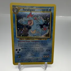 Wizards of the Coast Feraligatr 5/111 Neo Genesis 2000 English 120 HP Holo - Image 1