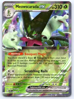 Meowscarada ex 033 Scarlet & Violet Promo Holo Pokemon NM - Image 1