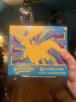 Ascended Hero’s Pokemon Center Exclusive ETB Sealed New In Hand - Image 1
