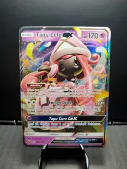 Pokemon TCG Tapu Lele GX 060A/145 Alternate Art 2018 Holo LP - Image 1