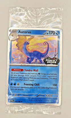 Aurorus 024/088 Pokemon Perfect Order Stamped Sealed Promo Holo - Image 1