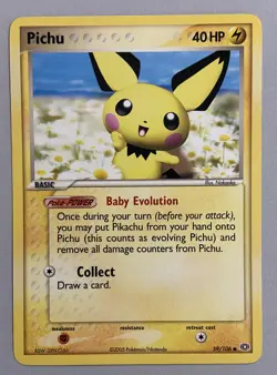 Pichu 59/106 Pokemon Emerald Regular NM - Image 1