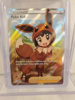 2021 Pokemon Shining Fates Poke Kid Full Art Trainer 070/072 CGC 9 Mint Subgrade - Image 3