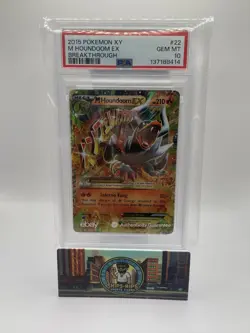2015 Pokemon XY Breakthrough M Houndoom EX 22/162 PSA 10 GEM MT Ultra Rare Holo - Image 1
