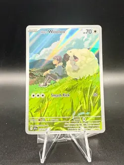 Hop's Wooloo 170/159 Illustration Rare Journey Together Pokemon Holo Near Mint - Image 1