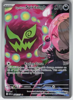 Cynthia's Spiritomb 244/217 Illustration Rare Ascended Heroes Pokemon Holo NM - Image 1