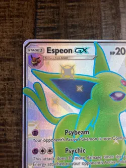 Pokemon TCG Espeon GX SV60/SV94 Hidden Fates Shiny Vault Shiny Holo Rare - Image 3