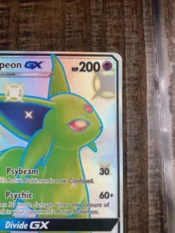 Pokemon TCG Espeon GX SV60/SV94 Hidden Fates Shiny Vault Shiny Holo Rare - Image 4