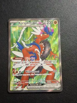 Pokemon Koraidon ex 231/198 Sv01: Scarlet & Violet Base Set Full Art NM - Image 1