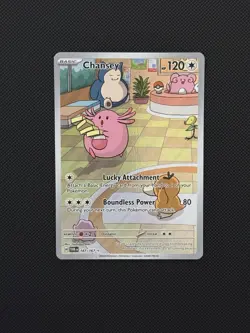 Pokemon TCG Chansey 187/167 Illustration Rare Full Art -Twilight Masquerade NM/M - Image 2