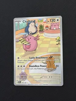 Pokemon TCG Chansey 187/167 Illustration Rare Full Art -Twilight Masquerade NM/M - Image 3