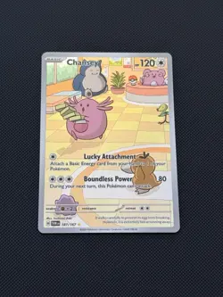Pokemon TCG Chansey 187/167 Illustration Rare Full Art -Twilight Masquerade NM/M - Image 4