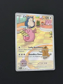 Pokemon TCG Chansey 187/167 Illustration Rare Full Art -Twilight Masquerade NM/M - Image 5