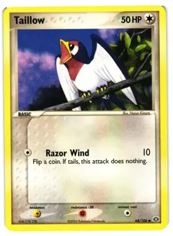 Pokemon TCG Taillow 68/106 Common Emerald NM - Image 1