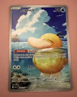 Psyduck 226/217 Ascension Holo Full Art Rare Pokemon TCG Card - English - Image 1
