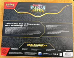 Pokemon TCG Paldean Fates Skeledirge ex Premium Collection Factory Sealed Box - Image 2