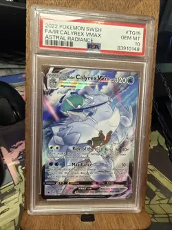 PSA 10 Calyrex Vmax #TG15 2022 Pokemon Sword & Shield Astral Radiance 127020157 - Image 1
