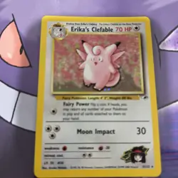 Pokemon TCG Erika's Clefable Gym Heroes - Image 2