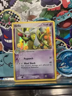 Kirlia 33/106 Uncommon Emerald Pokemon Near Mint Stamped Reverse Holo - Image 1
