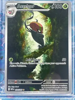 Accelgor 094/086 Holo White Flare Secret Rare Pokemon TCG SV - Image 1