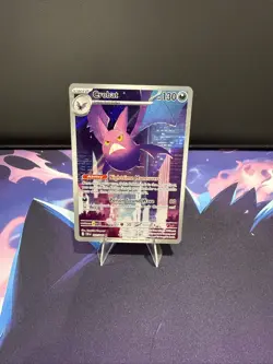 Crobat 093/086 Me04: Chaos Rising Holo Illustration Rare Pokemon Card NM - Image 1