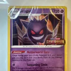 Pokemon TCG Gengar SWSH241 Lost Origin Stamped Prerelease Deck Sealed - Image 2