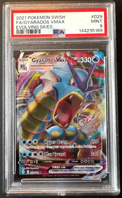 Gyarados VMAX 029/203 - PSA 9 - SWSH07: Evolving Skies Holo - Pokemon TCG - Image 1