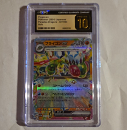 The Pokemon Company Flygon ex 027/064 Double Rare FA Holo JPN CGC - Image 1
