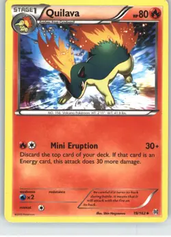 Quilava 19/162 Uncommon BREAKthrough Pokemon Lightly Played - Image 1