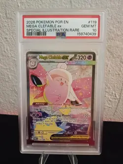 2026 Pokemon Perfect Order - Mega Clefable ex #119 🔥 SIR 🔥 💎 PSA 10 💎 - Image 1