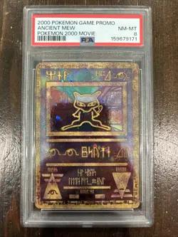 Pokemon Ancient Mew 2000 Movie Promo New PSA 8 - Image 1