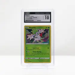 Pokemon Shaymin #15 Cosmos Holo Vivid Voltage 2020 - CGC 10 Gem Mint - Image 2