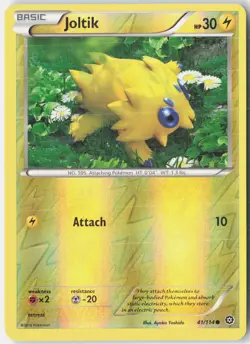 Joltik 41/114 Common Steam Siege Pokemon Reverse Holo Near Mint - Image 1