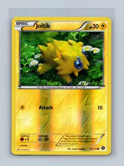 Joltik 41/114 Common Steam Siege Pokemon Reverse Holo Lightly Played - Image 1