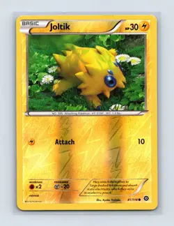 Joltik 41/114 Common Steam Siege Pokemon Reverse Holo Lightly Played - Image 1