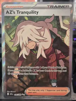 Nintendo English Pokemon TCG Chaos Rising AZ's Tranquility 106/086 SR Holo FA - Image 1