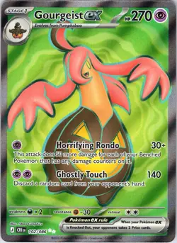 Gourgeist ex 102/086 Ultra Rare Chaos Rising Pokemon Holo Near Mint - Image 1