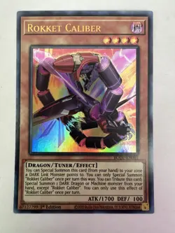 Yugioh - Rokket Caliber - Ultra - 1st - BODE-EN001 - NM - Image 1