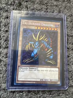 Yu-Gi-Oh TCG Tri-Horned Dragon Secret Rare - Image 1