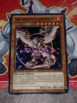 Carte YU GI OH HORUS DE LA FLAMME NOIRE LV6 YSKR-FR020 - Image 1
