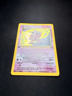 Wizards of the Coast Mr. Mime 6/64 Holo Rare Jungle 1st Edition 1999 40 HP - Image 2