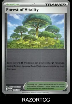 FOREST OF VITALITY 188/217 UC ASCENDED HEROES POKEMON REVERSE HOLO NM/M - Image 1